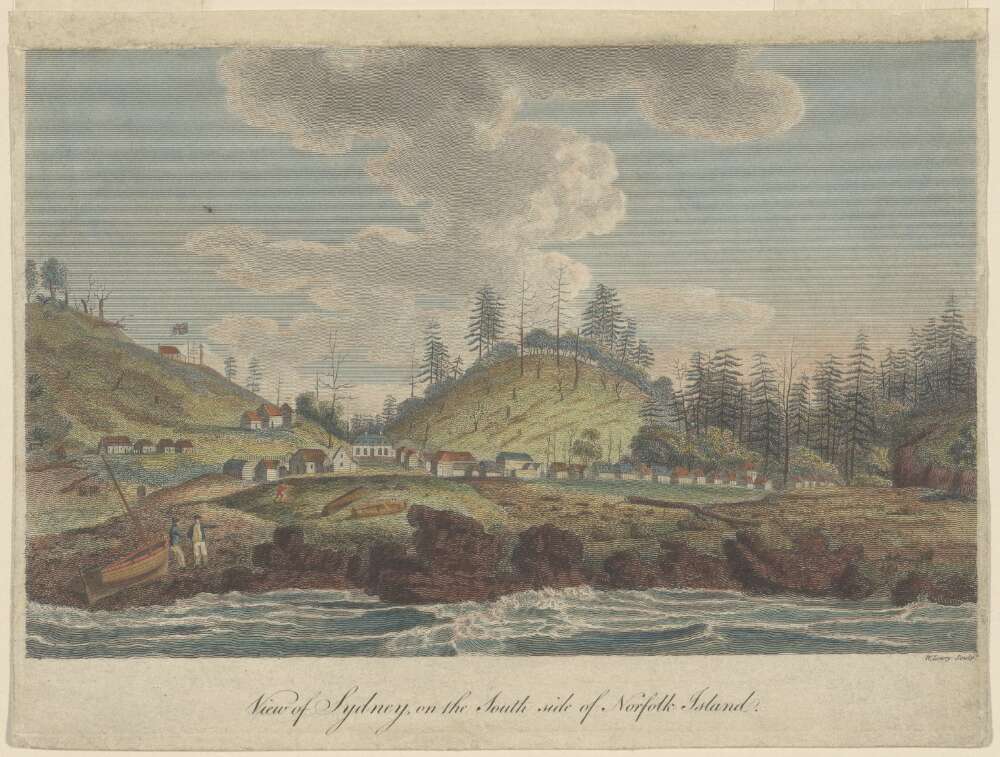 View of Norfolk Island